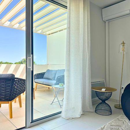 Le Square D'Evan - Appartement De Standing - Grande Terrasse Exterieure - Climatisation Saint-Aunes Eksteriør billede